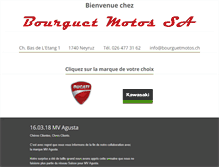 Tablet Screenshot of bourguetmotos.ch